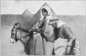 Joseph and Mary's flight into Egypt Matthew 2:13-14